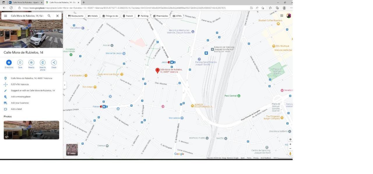 Calle Mora De Rubielos With Free Private Underground Parking Valencia Luaran gambar